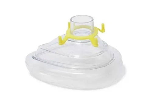 MASCARILLA DE ANESTESIA CLASICA, ADULTO PEQUEÑO, CON ANILLO AMARILLO, 22 F TAMAÑO 3