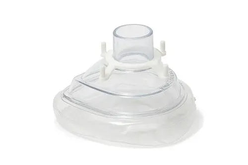 MASCARILLA DE ANESTESIA CLASICA, PEDIATRICO, CON ANILLO BLANCO, 22 F TAMAÑO 2