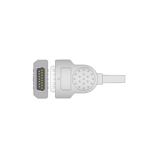 Cable Reusable de EKG Compatible con Philips
