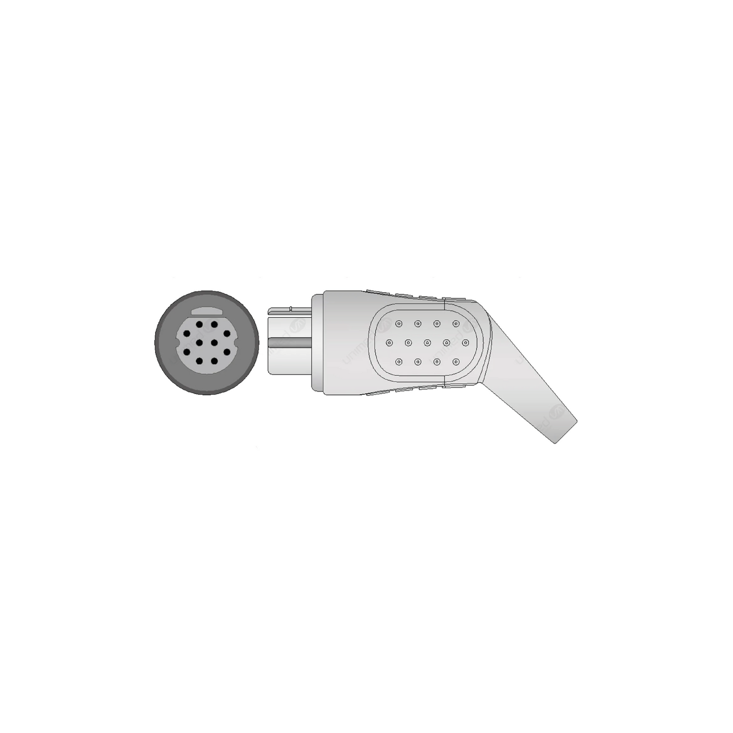 Sensores Reusables de SpO2 Compatibles con GE Datex-Ohmeda 10 Pines