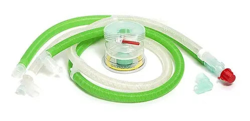 CIRCUITO DOBLE RAMA CALENTADA CON CAMARA DE HUMIDIFICACION DESECHABLE DE AUTOLLENADO CON RAMA SECA