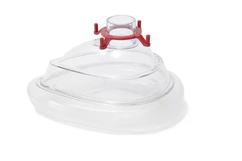 MASCARILLA DE ANESTESIA CLASICA, ADULTO EXTRA GRANDE, CON ANILLO ROJO, 22 F TAMAÑO 6