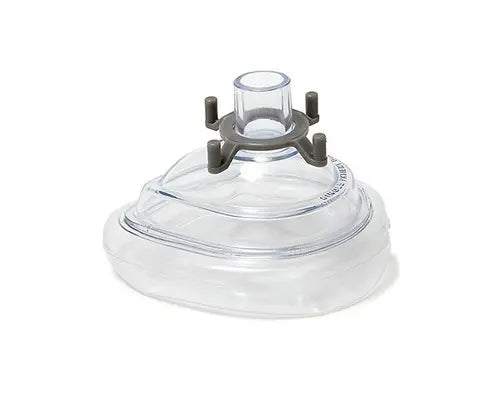 MASCARILLA DE ANESTESIA CLASICA, INFANTIL, CON ANILLO GRIS, 15M, TAMAÑO 1
