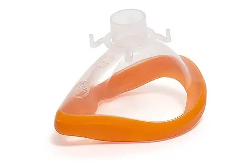 MASCARILLA DE ANESTESIA TAMAÑO 5 ADULTO CLEARLITE NARANJA 22F