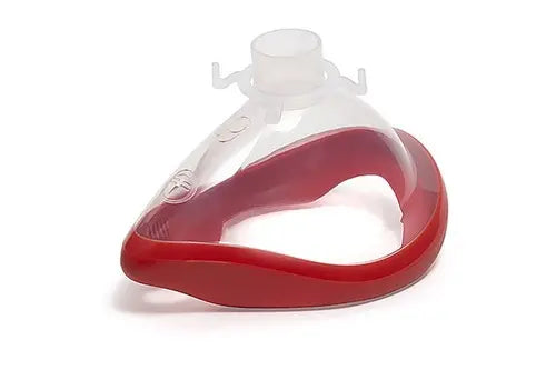 MASCARILLA DE ANESTESIA TAMAÑO 6 ADULTO CLEARLITE ROJO 22F