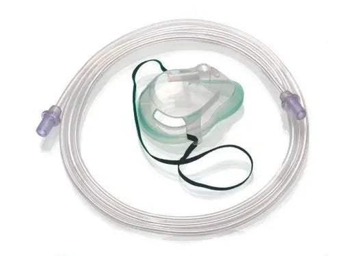 MASCARILLA DE OXIGENO PEDIATRICA DE MEDIANA CONCENTRACION CON TUBO 2.1 MTS